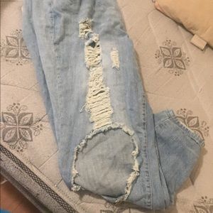 Plus Distressed Skinny Jeans